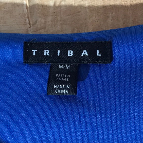Tribal Blue Top New With Tags Never Worn - Picture 5 of 8